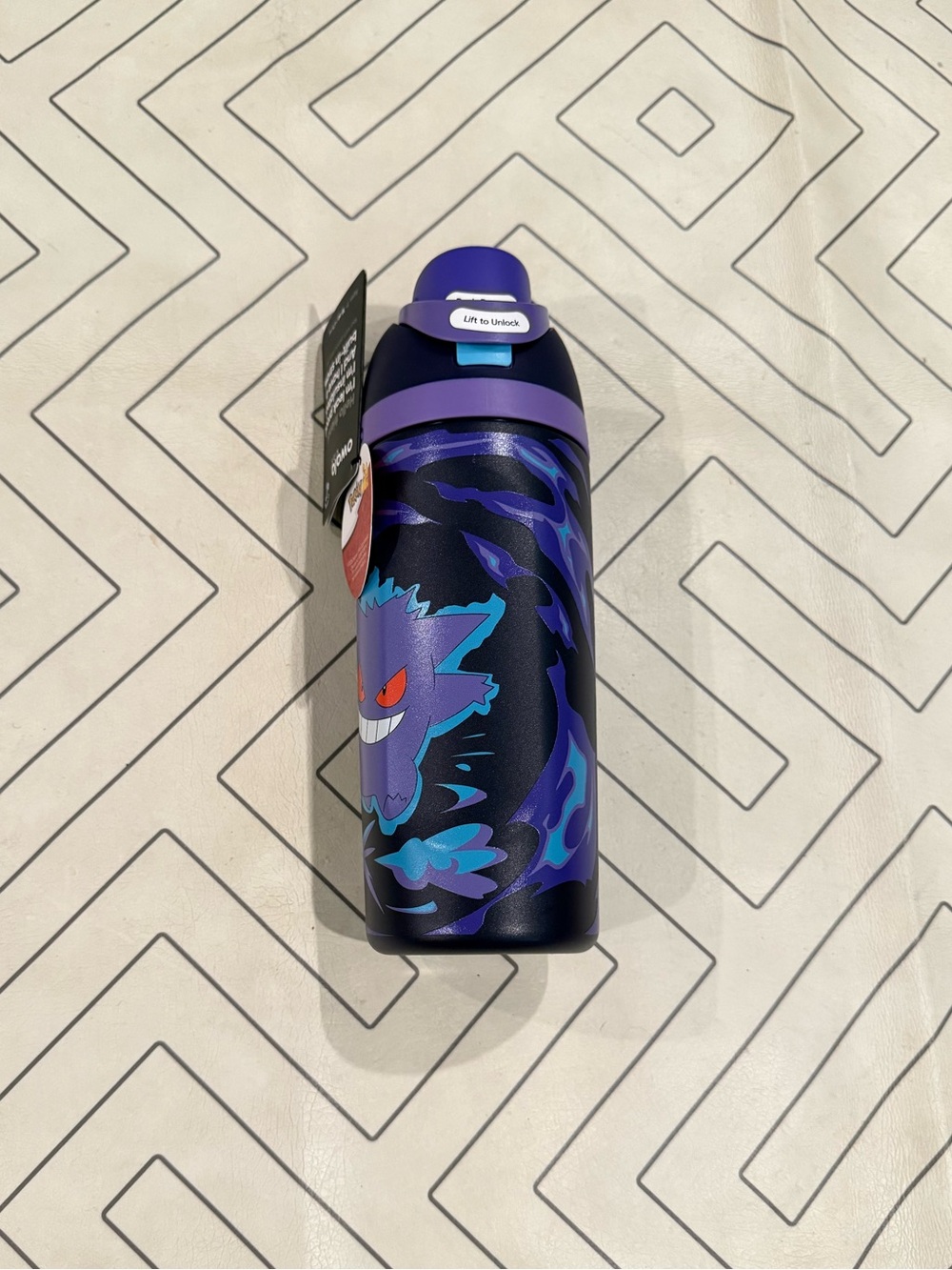 NWT Owala x Pokémon Gengar In The Shadows Stainless Steel Water Bottle